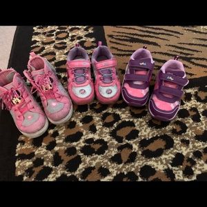 Bundle of 3 pair of sneakers